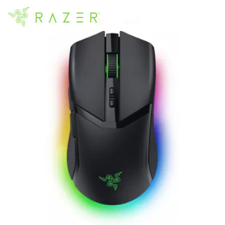 MOUSE RAZER COBRA PRO 30K DPI MULTI-DISPOSITIVO 100H WIRELESS / BT / USB-C SWITCH OPTICO 90M 11 ZONAS CHROMA BLACK (RZ01-04660100-R3U1)